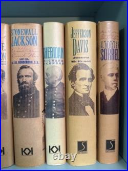 CONFEDERATE LEADERS & GENERALS 12 Volume Set Konecky K&K Civil War Library