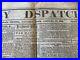 CONFEDERATE NEWSPAPER DAILEY DISPATCH 1863 WAR NEWS GOVERNMENT RUNAWAYS e10