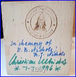 CONFEDERATE NUTCRACKER Signed Ulbricht 1996 Civil War Texas Christmas Military
