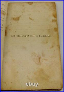 CONFEDERATE RICHMOND 1863 LIFE OF LIEUT. GEN. T J. Stonewall JACKSON Civil War