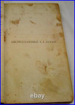 CONFEDERATE RICHMOND 1863 LIFE OF LIEUT. GEN. T J. Stonewall JACKSON Civil War