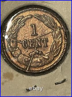 CONFEDERATE STATES of AMERICA 1c 1861 Bashlow Copper Restrike RARE! CIVIL WAR