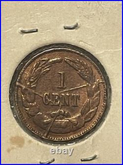 CONFEDERATE STATES of AMERICA 1c 1861 Bashlow Copper Restrike RARE! CIVIL WAR