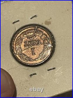 CONFEDERATE STATES of AMERICA 1c 1861 Bashlow Copper Restrike RARE! CIVIL WAR