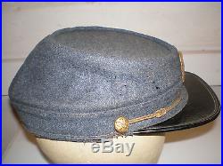 Confederate Veteran Kepi Post CIVIL War Hat U. C. V. Uniform Piece