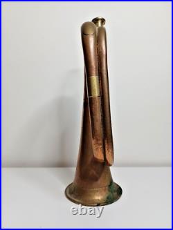 CSA BUGLE CONFEDERATE STATES OF AMERICA Brass & Copper US Military Signal / Horn