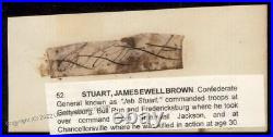 CSA Civil War Confederate General James Ewell Brown Jeb Stuart Autograph 92882
