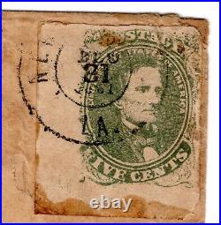 CSA1 Corner Margin Copy New Orleans Confederate Civil War River Mail CCL