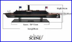 CSS Virginia Civil War Ironclad Confederate Ship Model 33'