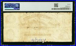 CT-10 $10 1861 Confederate States Civil War Contemporary Counterfeit Note PMG 12