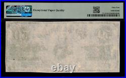 CT-16 $50 1861 Confederate Currency CSA Civil War Counterfeit PMG 64 EPQ