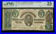 CT-33 $5 1861 Confederate States Civil War Contemporary Counterfeit, Note PMG 25