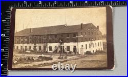 Cabinet Card Libby Prison Richmond VA Civil War Confederate Prison Photograph