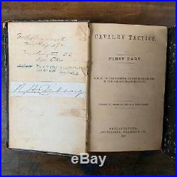 Cavalry Tactics in Three Volumes (1855-1861) Civil War SIGNED by 3 Confederates