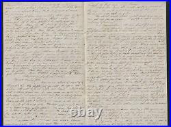 Civil War 20-pg letter 7/29-8/16/1863 capture of a Confederate blockade runner