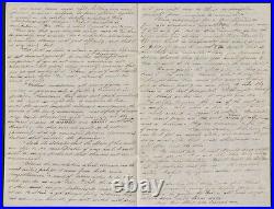 Civil War 20-pg letter 7/29-8/16/1863 capture of a Confederate blockade runner