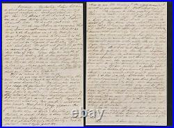 Civil War 20-pg letter 7/29-8/16/1863 capture of a Confederate blockade runner