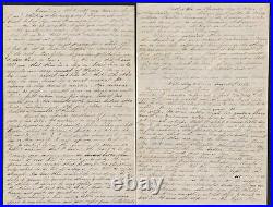 Civil War 20-pg letter 7/29-8/16/1863 capture of a Confederate blockade runner