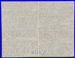 Civil War 20-pg letter 7/29-8/16/1863 capture of a Confederate blockade runner