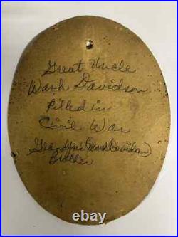 Civil War Albumen ID'd Confederate James Wash Davidson 8th Kentucky Infantry CSA