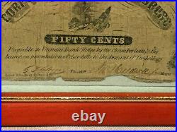 Civil War Buying a Pie Story 1861 50 Cent Confederate Note from Confederate POW