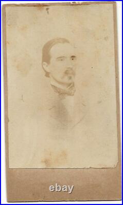 Civil War CDV Confederate General Henry Heath, Salt Print