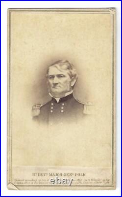Civil War CDV Confederate General Leonidas Polk KIA Anthony/Brady