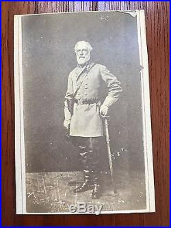 Civil War CDV Confederate General Robert E Lee C. D. Fredrick's NR
