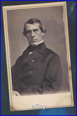 Civil War CDV Robert M T Walker President of the Confederate Senate Virginia
