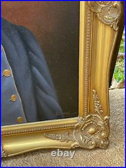 Civil War CONFEDERATE CSA Officer COLONEL JOHN MOSBY Portrait Painting ROMMEL