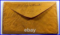 Civil War CONFEDERATE Wilmington NC Stampless 36TH REGIMENT Cover J E HUNTER