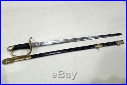 Civil War CSA Confederate Cavalry Officers Saber OFFICER'S Sword & Scabbard