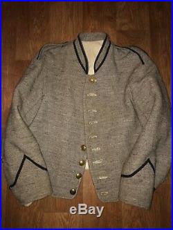 Civil War Campaigner Confederate Richmond Depot I Handsewn Jacket Large 42