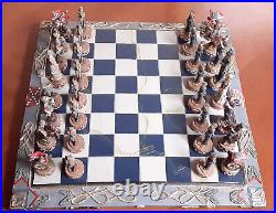 Civil War Chess Set by Dragon Crest Games CSA Confederate USA Union Complete