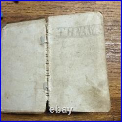 Civil War Confederate 1863 Blockade Bible Mississippi Gettysburg Blockade Rare
