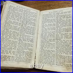 Civil War Confederate 1863 Blockade Bible Mississippi Gettysburg Blockade Rare