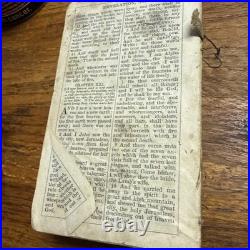 Civil War Confederate 1863 Blockade Bible Mississippi Gettysburg Blockade Rare