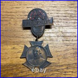 Civil War Confederate 1909 UCV Reunion Medal Memphis Albert Sidney Johnston Rare