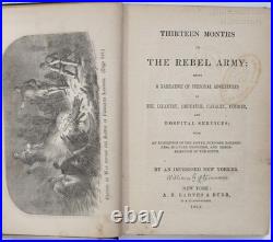 Civil War Confederate Army 1862 First Edition Stevenson Shiloh Rebel Memoir