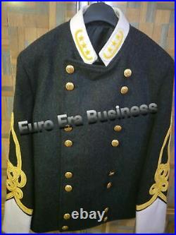 Civil War Confederate Army Military General Officers Shell Jacket Coat Repro