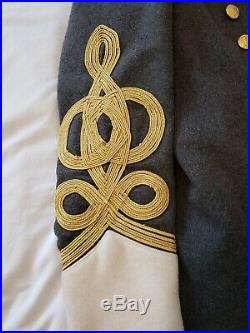 Civil War Confederate Army Military General Officers Shell Jacket Coat Tunic