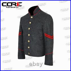 Civil War Confederate Artillery Corporal with red trim Shell Jacket All Sizes