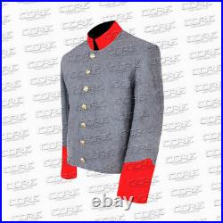 Civil War Confederate Artillery Red Trim Shell Jacket All Sizes