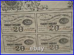 Civil War Confederate Bond Authorized By The Act Of Congress Of Feb 20,1863 Lot