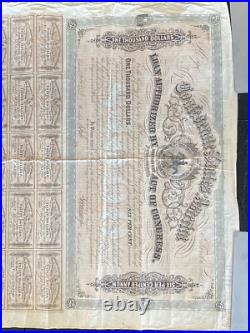 Civil War Confederate Bonds Third Series $30 per Bond Antique Collectible HTF