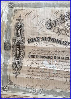 Civil War Confederate Bonds Third Series $30 per Bond Antique Collectible HTF
