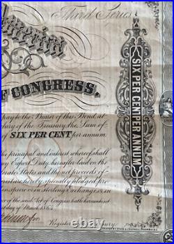 Civil War Confederate Bonds Third Series $30 per Bond Antique Collectible HTF