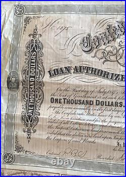 Civil War Confederate Bonds Third Series Thirty Dollars per Bond Antique & Rare