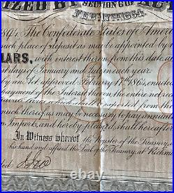 Civil War Confederate Bonds Third Series Thirty Dollars per Bond Antique & Rare