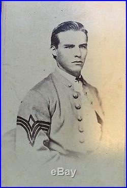 Civil War Confederate CDV Diehl Alford Little Rock Arkansas Identified NR